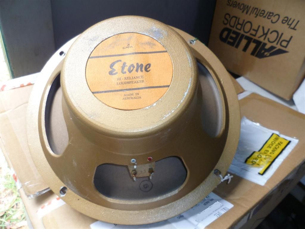 vintage etone speaker help 1973